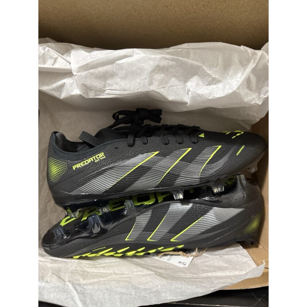 Adidas PREDATOR PRO Fold-Over FT FG Cleats / Black Lucid / JS4072 / Men's 8